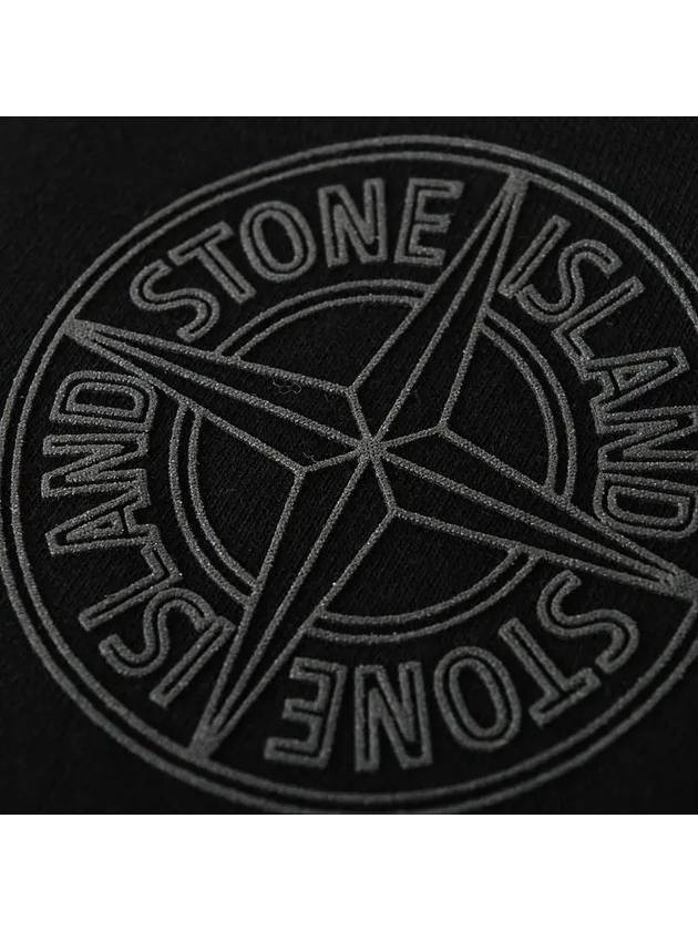 Compass Logo Short Sleeve T-Shirt Black - STONE ISLAND - BALAAN 5