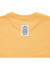 Fantastic Green Logo Short Sleeve T-Shirt Orange - MSGM - BALAAN 8