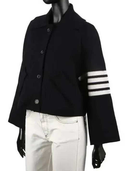 Diagonal armband wool jacket 270950 - THOM BROWNE - BALAAN 1