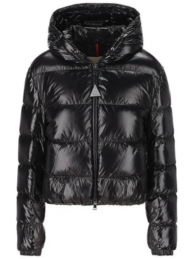 BAYARD logo patch padded jacket black 1A000 83 5963V 999 - MONCLER - BALAAN 1