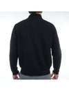 Men's Milanese Rib Zip Knit Jacket Black - TITLEIST - BALAAN 3