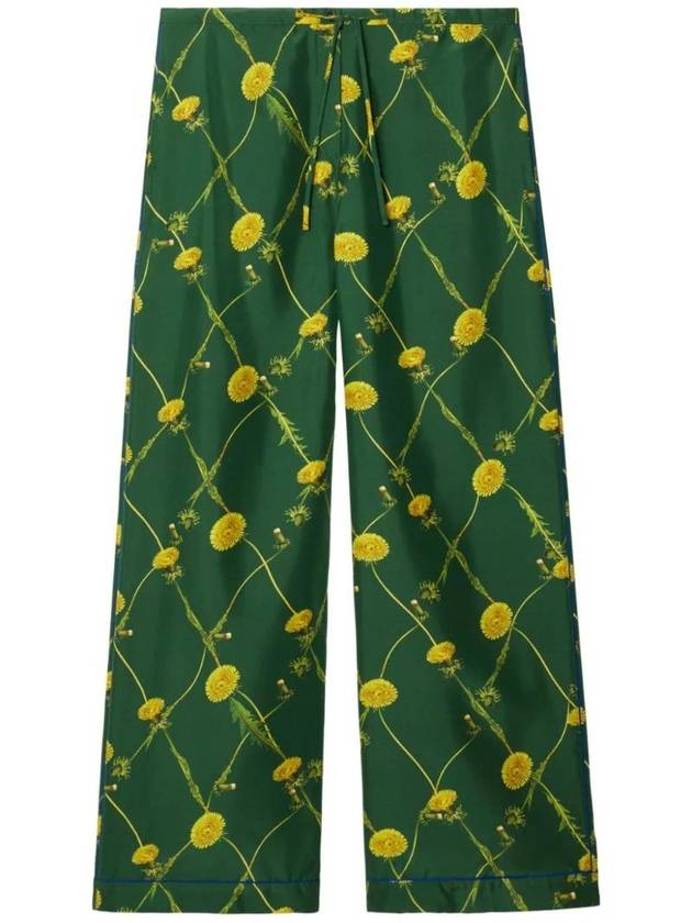 Dandelion floral print flare pants 8082994 - BURBERRY - BALAAN 1