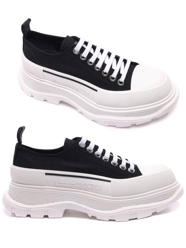 Tread Slick Low Top Sneakers Black - ALEXANDER MCQUEEN - BALAAN 3