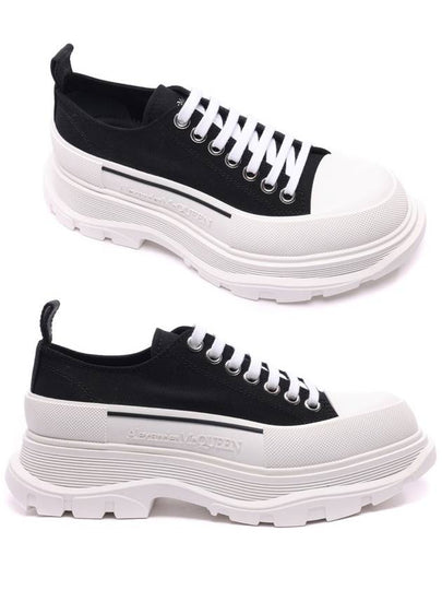 Tread Slick Low Top Sneakers Black - ALEXANDER MCQUEEN - BALAAN 2