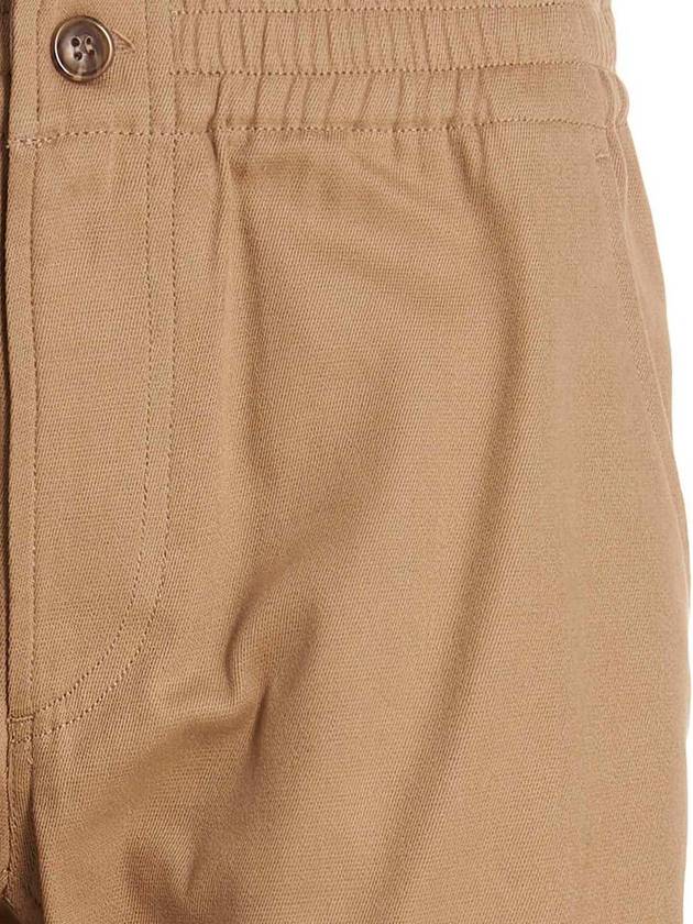 Elastic Waistband Straight Pants Beige - A.P.C. - BALAAN 4