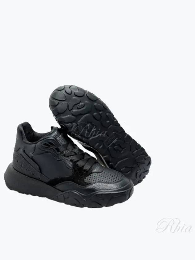 Court Trainer Low Top Sneakers Black - ALEXANDER MCQUEEN - BALAAN 2