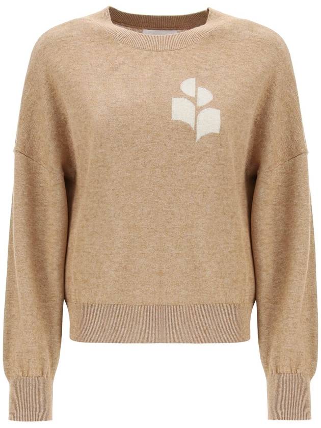 Marisance Crew Neck Wool Knit Top Beige - ISABEL MARANT ETOILE - BALAAN 2