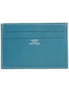 Citizen Twill Card Wallet Blue - HERMES - BALAAN 4