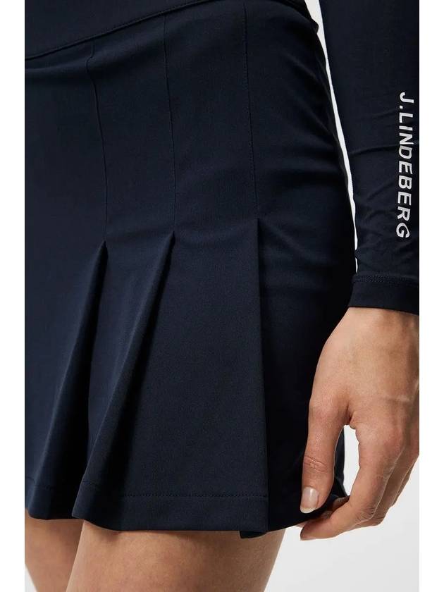 Thea Pleated Mini Skirt Navy - J.LINDEBERG - BALAAN 6