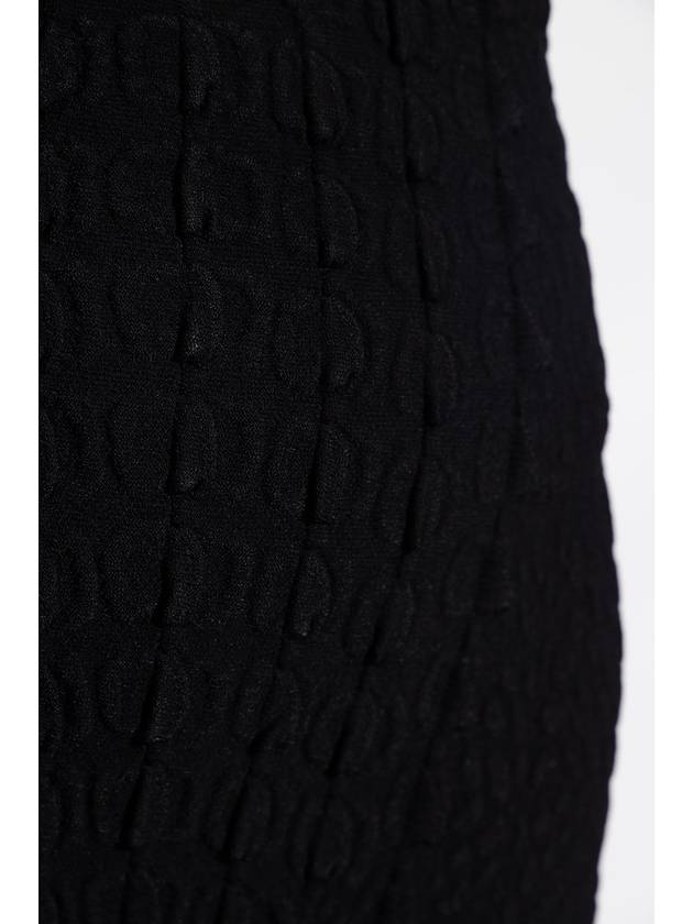 Alaïa Maxi Skirt With Animal Motif, Women's, Black - ALAIA - BALAAN 5