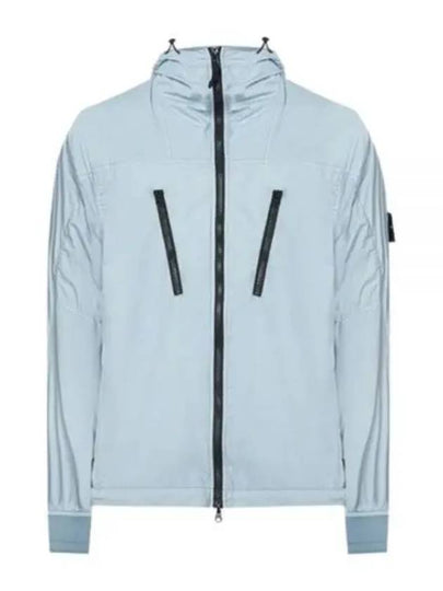 Skin Touch Nylon TC Hooded Jacket Sky Blue - STONE ISLAND - BALAAN 2