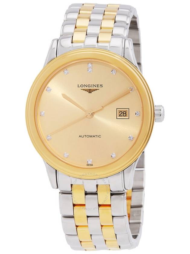 Longines Flagship Automatic Diamond Champagne Dial Watch L49843377 - LONGINES - BALAAN 1