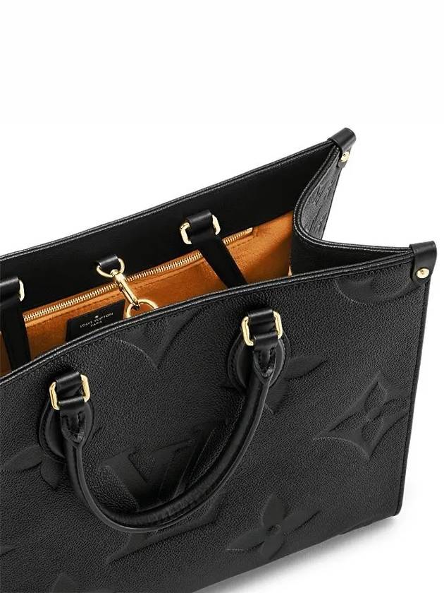 OnTheGo MM Monogram Tote Bag Black - LOUIS VUITTON - BALAAN 4