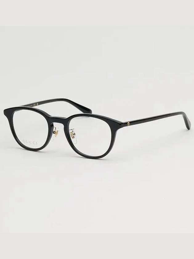 Glasses frame GG1474OJ 001 horn rim round Asian fit - GUCCI - BALAAN 3