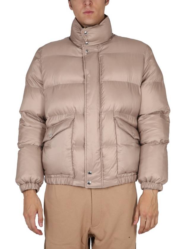 Graffiti Logo Puffer Padded Jacket Beige - ALEXANDER MCQUEEN - BALAAN 2