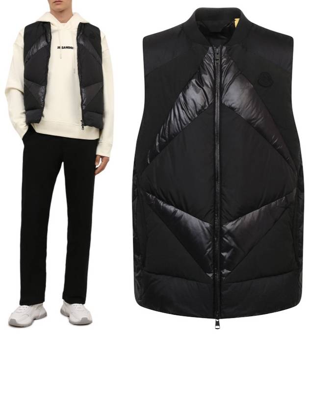 Genius Padded Vest Black - MONCLER - BALAAN 2