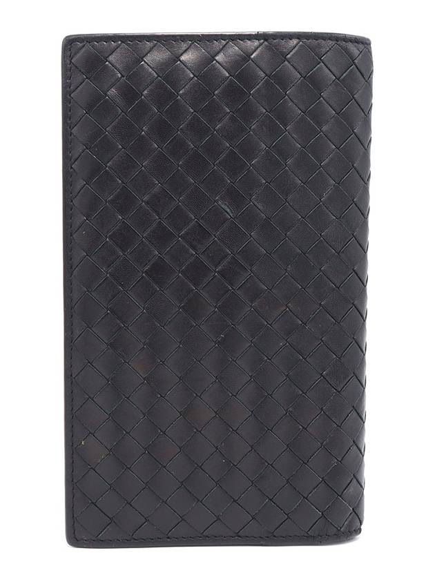 Women s Bottega Veneta 316005 Black Intrecciato Coin Pocket Long Wallet gt Gangbuk used luxury goods - BOTTEGA VENETA - BALAAN 4