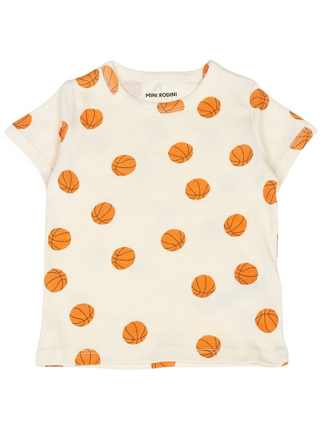 Kids short sleeve t shirt 2422013311 OFFWHITE - MINI RODINI - BALAAN 1