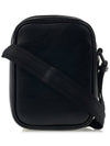 Holi D Logo Zipper Cross Bag Black - DIESEL - BALAAN 4