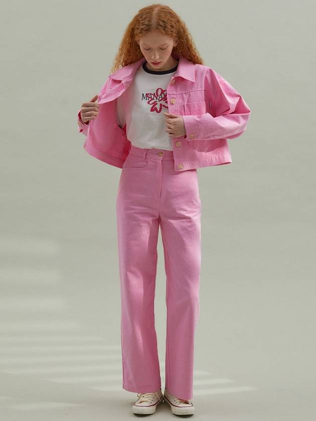 Washing Crop Jacket Pink - MANAVIS7 - BALAAN 3