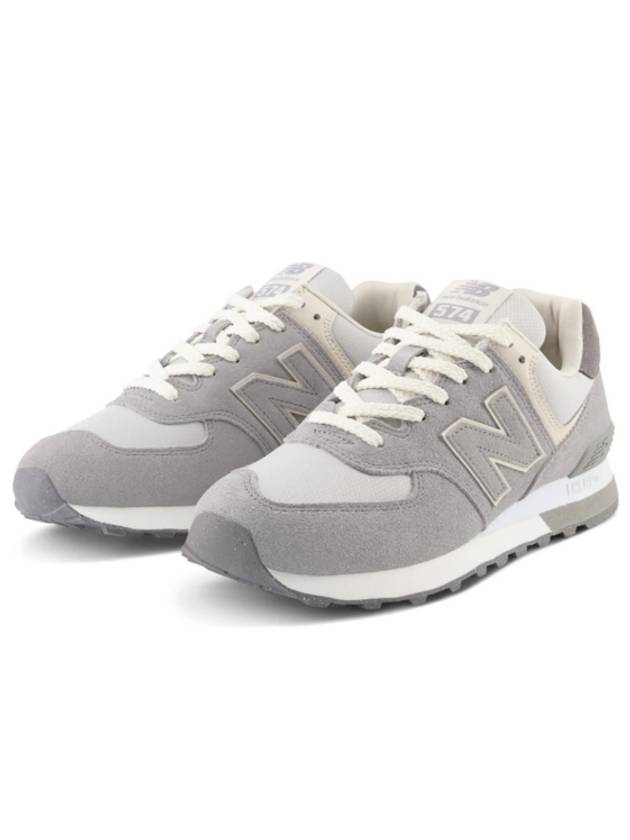 576 Lace Up Low Top Sneakers Grey - NEW BALANCE - BALAAN 3