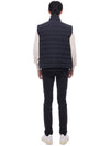 4 Bar Poly Twill Down Vest Navy - THOM BROWNE - BALAAN 6