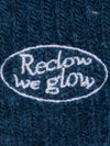 KNIT LOGO GLOVE BLUE - RECLOW - BALAAN 8