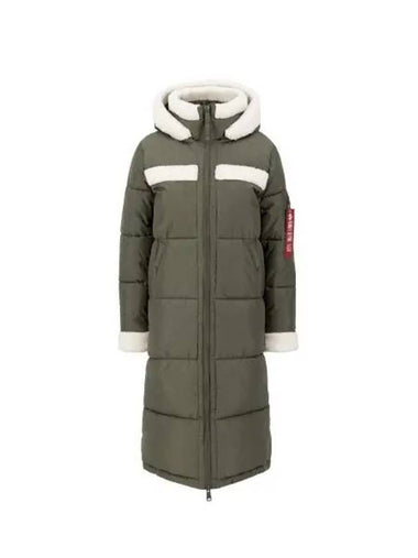 Women s Long Padded Jumper 108007 01 SAGE GREEN - ALPHA INDUSTRIES - BALAAN 1