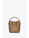 Le 37 Leather Bucket Bag Brown - SAINT LAURENT - BALAAN 2