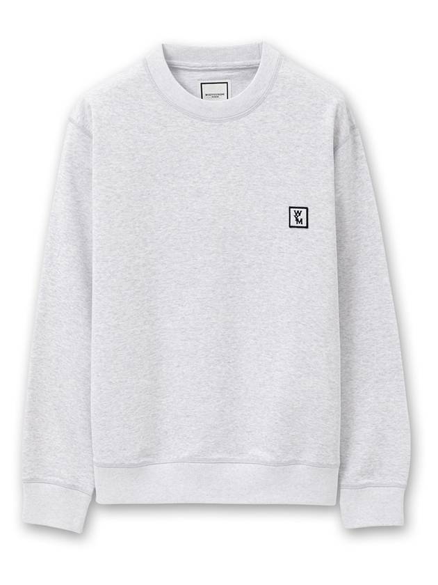 Back Logo Cotton Sweatshirt Grey - WOOYOUNGMI - BALAAN 1