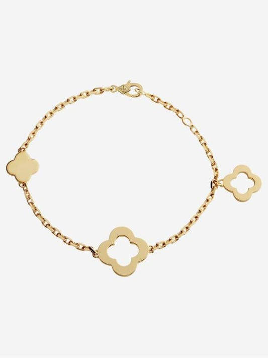 Byzantine Alhambra 3 Motif Bracelet Gold - VANCLEEFARPELS - BALAAN 1