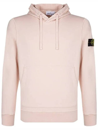 Wappen Patch Cotton Hoodie Pink - STONE ISLAND - BALAAN 2