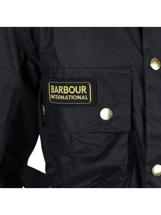 Men's International Original Wax Belt Jacket Navy - BARBOUR - BALAAN 7