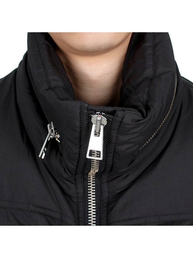 De Coeur Zip-Up Padded Vest Black - AMI - BALAAN 8