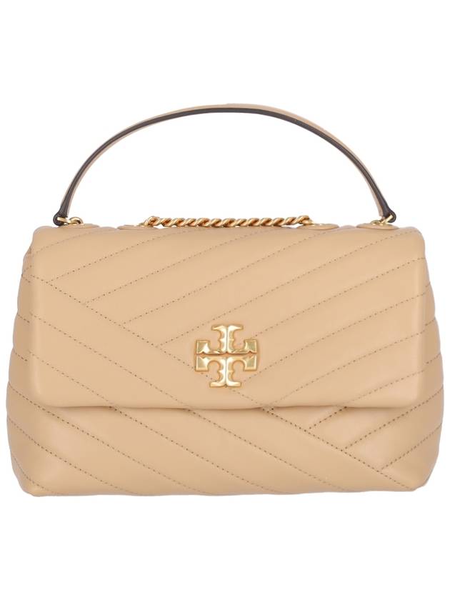 Kira Chevron Convertible Strap Small Shoulder Bag Desert Dune - TORY BURCH - BALAAN 2