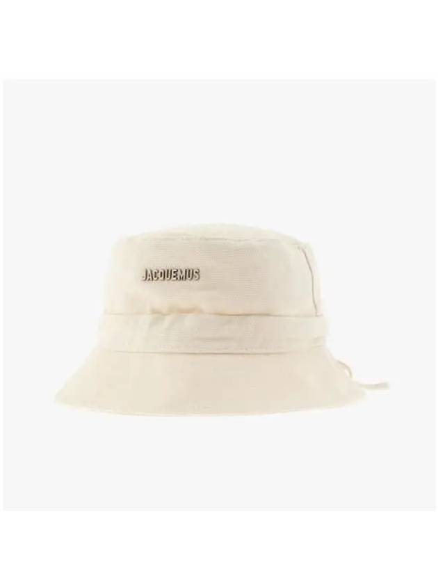 Le bob Gadjo Bucket Hat Offwhite - JACQUEMUS - BALAAN 4