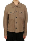 Micro Light Suede Jacket Brown - TOM FORD - BALAAN 3