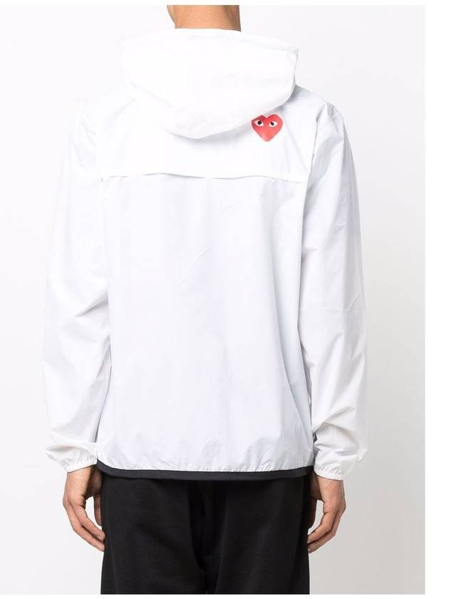 COMME DES GARÇONS PLAY K-WAY UNISEX JACKET - COMME DES GARCONS PLAY - BALAAN 3