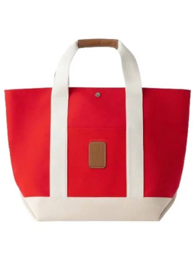 tool canvas collection red white tote bag handbag - RUE DE VERNEUIL - BALAAN 1