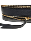 Vitello Phoenix Double Zipper Cross Bag Black - PRADA - BALAAN 10