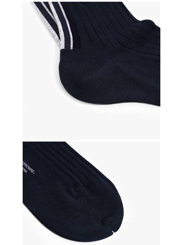 Striped Socks Navy - THOM BROWNE - BALAAN 5