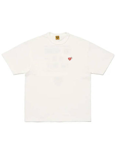 Heart badge short sleeve t shirt white HM28CS030 - HUMAN MADE - BALAAN 2