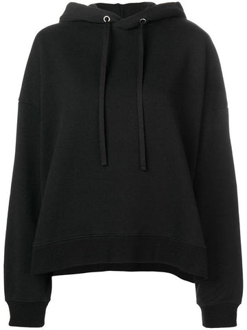 Lettering Printing Bag Cotton Hooded Top Black - MAISON MARGIELA - BALAAN.