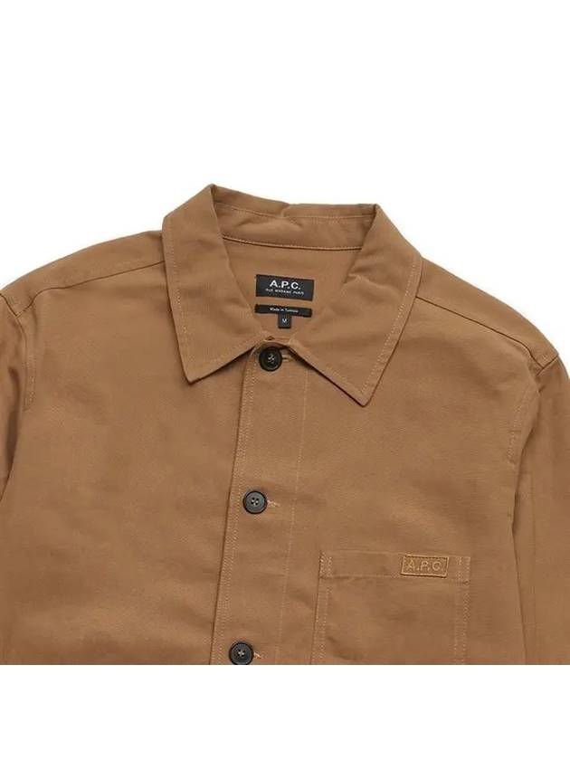 Chico Logo Chore Jacket Caramel - A.P.C. - BALAAN 4