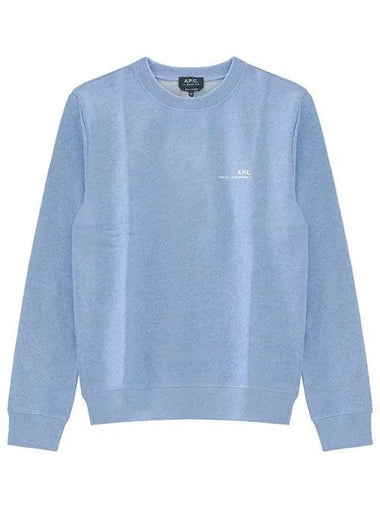 23SS COGAU H27608 PIK Item Logo Sweatshirt Sky Blue　 998236 - A.P.C. - BALAAN 1