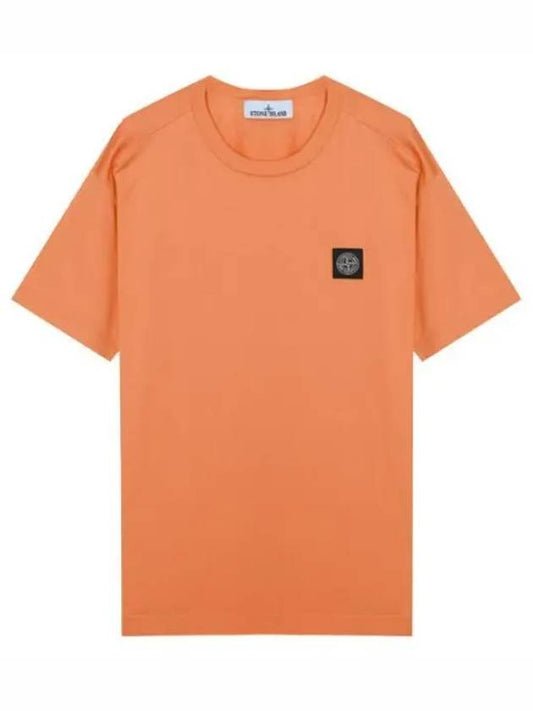 Logo patch t shirt short sleeve men s - STONE ISLAND - BALAAN 1