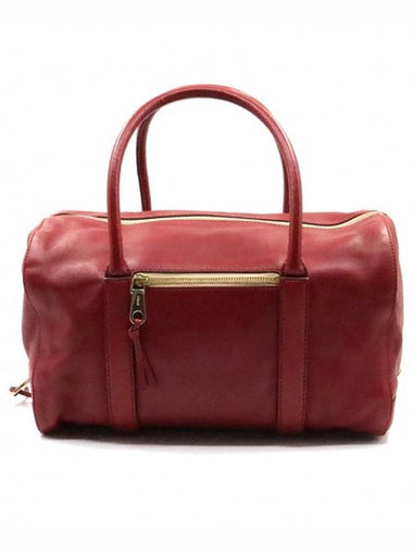 Women Chloe 3S0536 Red Leather Gold MADELEINE Tote Bag gt Gangbuk used luxury goods - CHLOE - BALAAN 1