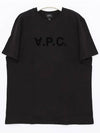 VPC Logo Organic Cotton Short Sleeve T-Shirt Black - A.P.C. - BALAAN 4