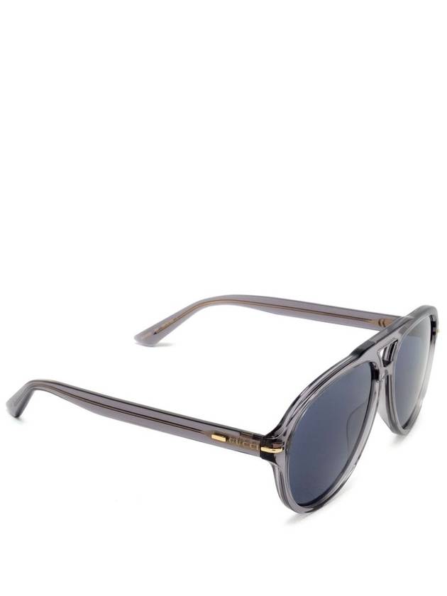 Sunglasses GG1443S 005 TRANSPARENT GRAY - GUCCI - BALAAN 3