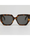 Eyewear Square Acetate Sunglasses Havana - CELINE - BALAAN 4